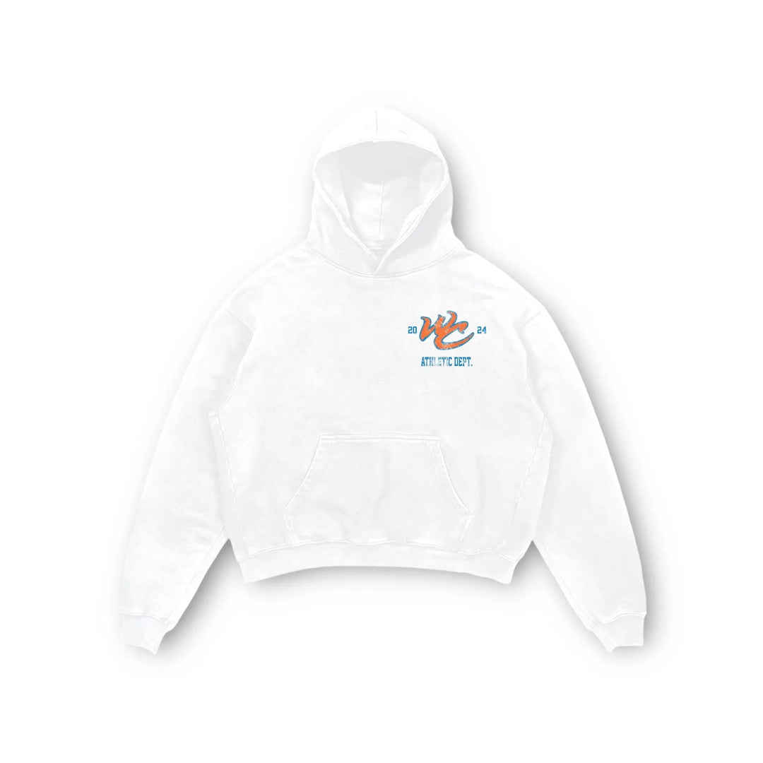 Athletic Dept. Essential Hoodie - Blanco White WINNERS CIRCLE