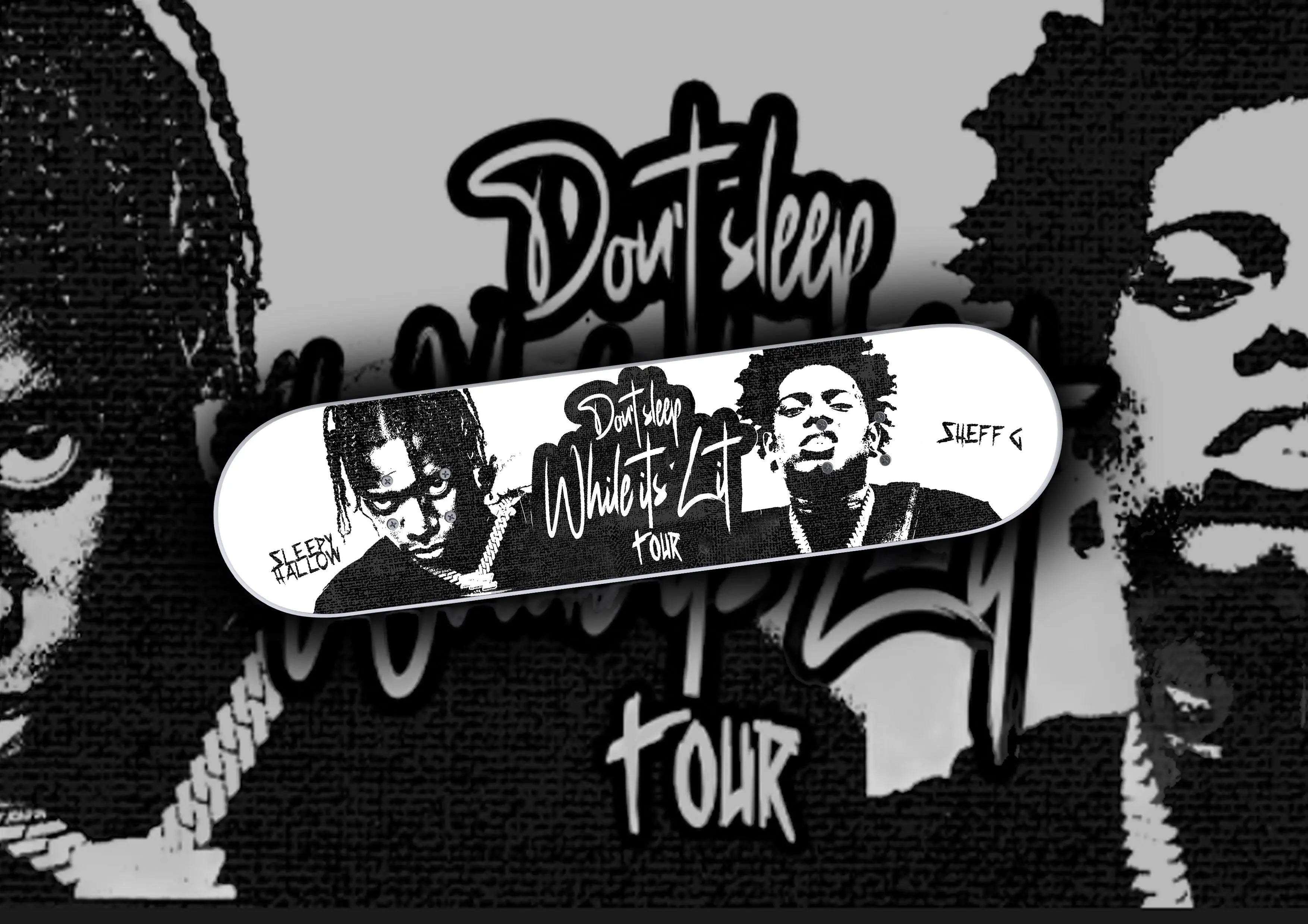 Don’t Sleep While It’s Lit Skateboard Deck WINNERS CIRCLE